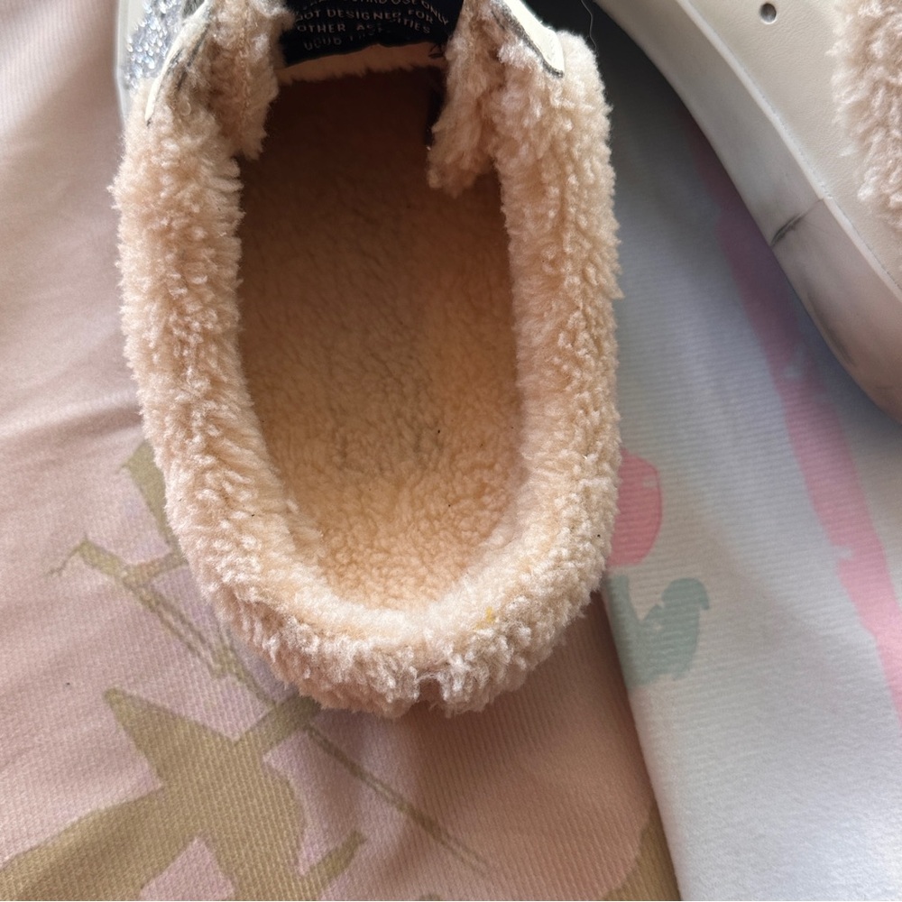 Golden Goose Lined Mule Slippers In Off-White. - Picture 2 of 7